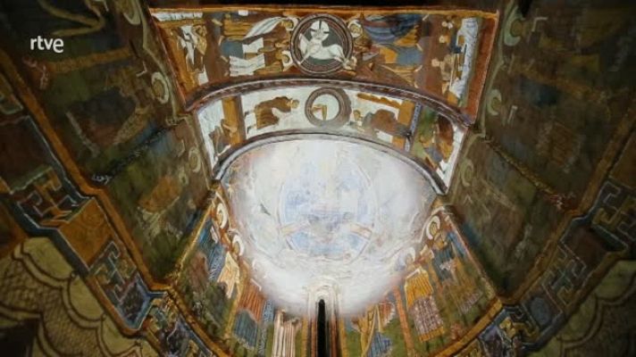 L'Informatiu - Els frescos romànics tornen a lluir a Sant Climent de Taüll
