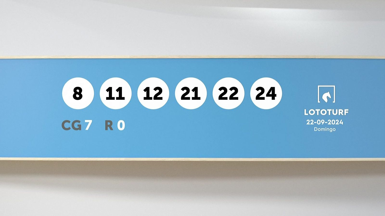 Sorteo de la Lotería Lototurf del 22/09/2024 - Ver ahora