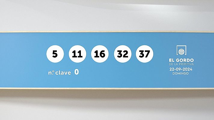 SELAE - Sorteo de la Lotería Gordo de la Primitiva del 22/09/2024