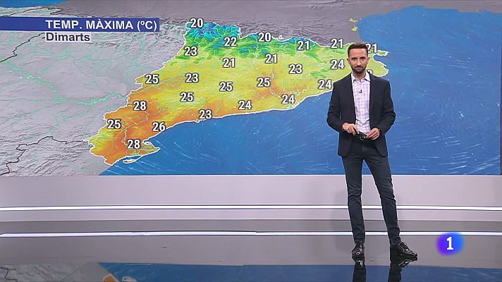 Setmana de muntanya russa en les temperatures i alguns ruixats