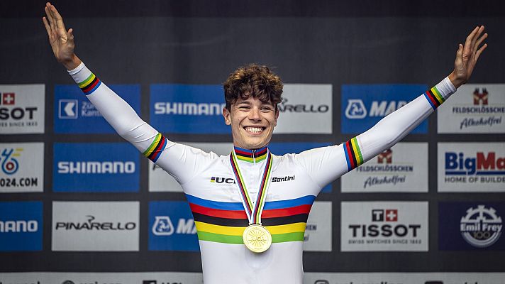 Ciclismo - Iván Romeo, campeón del Mundo de contrarreloj Sub-23 en los Mundiales de Zúrich 2024