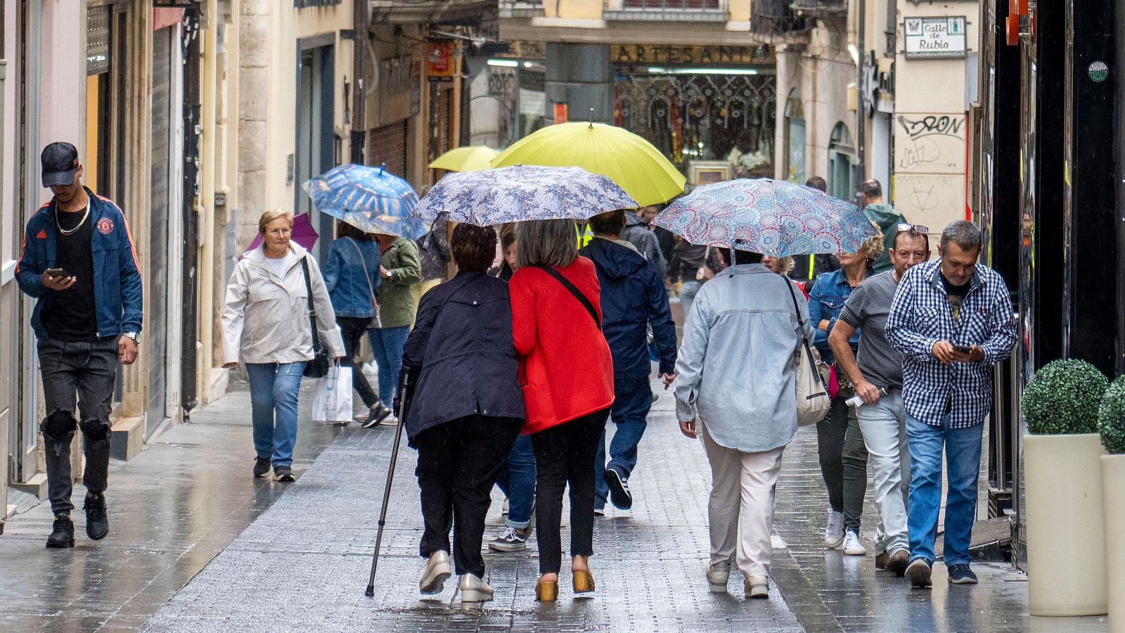 Precipitaciones en el nordeste de la Península y Baleares