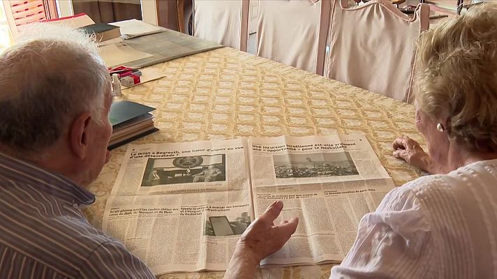 Telediario 1 - Conflicto entre Israel y Hizbulá: unos 960 españoles viven la escalada desde su residencia en el Líbano