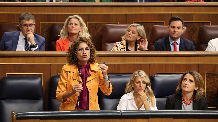 Telediario 1 - Hacienda dispuesta a rehacer la senda de déficit, aunque no ve viable las peticiones de Junts