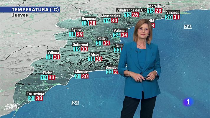 El tiempo en la Comunitat Valenciana - 25/09/2024