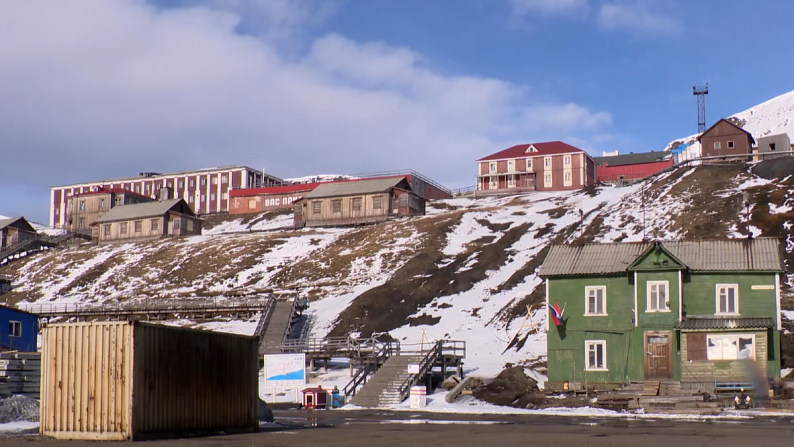 Barentsburg, el asentamiento ruso en el Círculo Polar Ártico