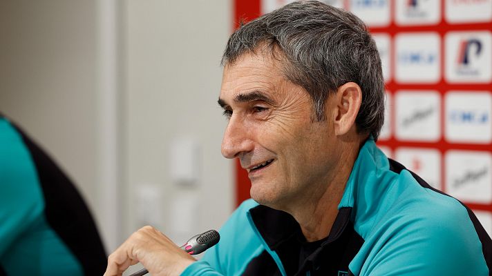 Telediario 2 - Valverde: "Estamos tranquilos e ilusionados con la competición"