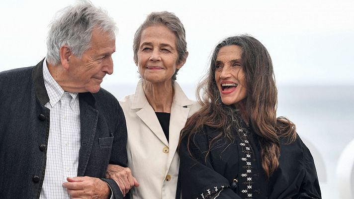 Telediario 2 - Costa-Gavras y Ángela Molina se unen en 'El último suspiro' en el Festival de San Sebastián