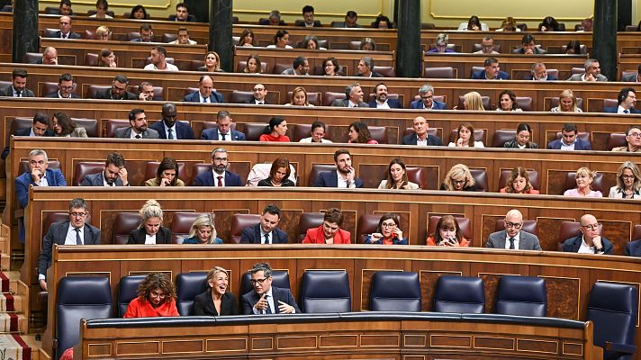 Telediario 1 - Renegociación de la senda de déficit: los socios del Gobierno piden que también hable con ellos
