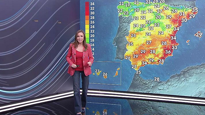 Precipitaciones localmente fuertes y/o persistentes en el noroeste peninsular y Pirineos