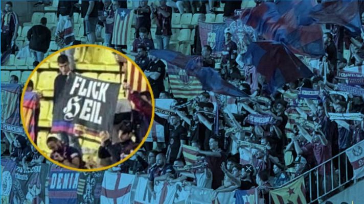 El FC Barcelona acata la sanción de la UEFA por una pancarta nazi