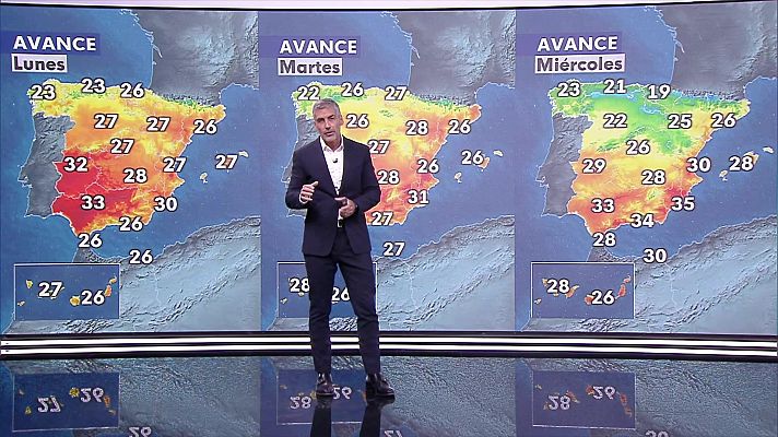 El tiempo - Intervalos de viento fuerte y/o rachas muy fuertes en el bajo Ebro, sin descartarlos en Ampurdán y litorales de Almería y Baleares