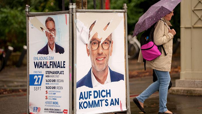 Telediario Fin de Semana - La migración, punta de lanza de la ultraderecha para las elecciones en Austria