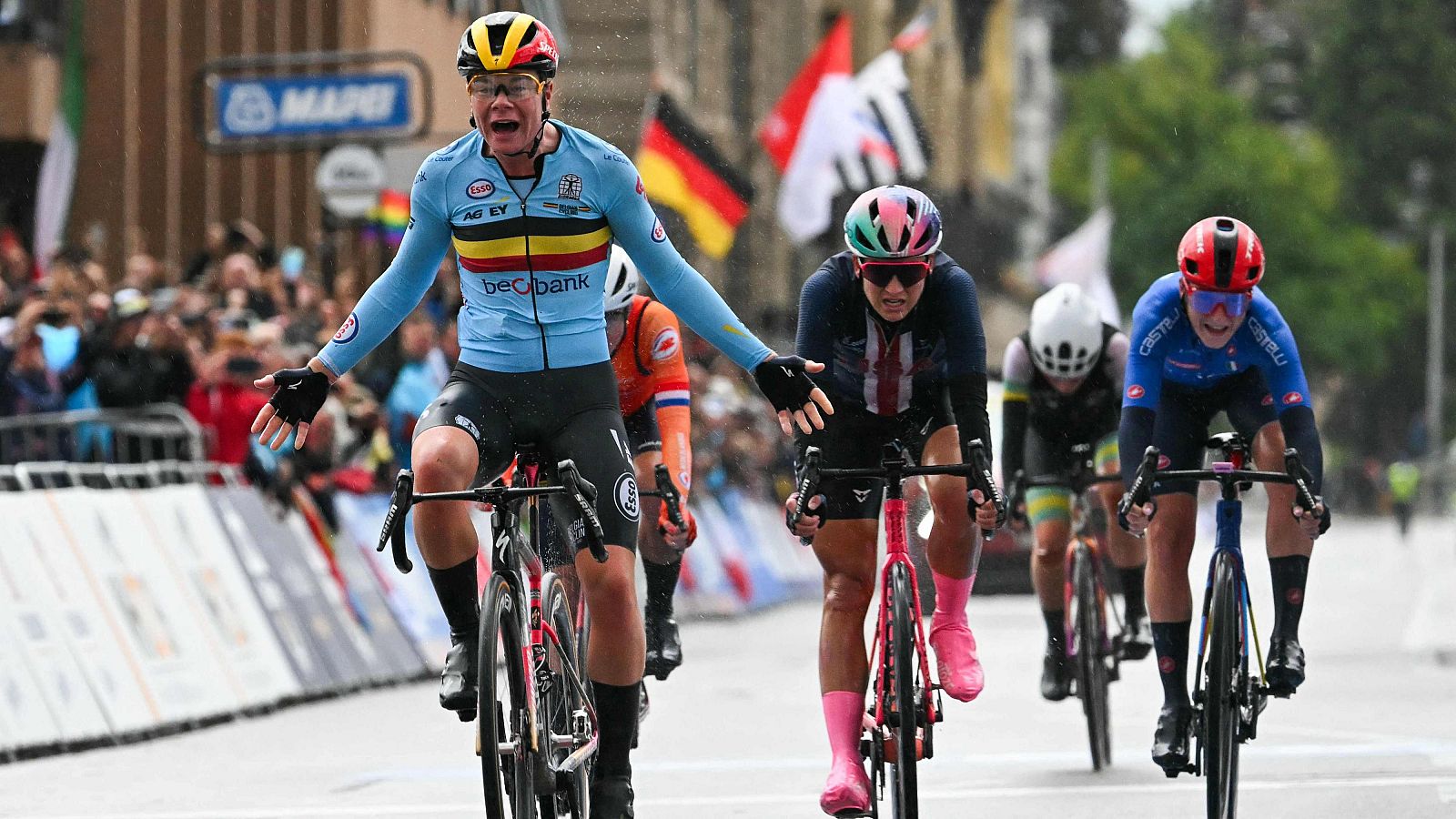 Mundiales ciclismo 2024: la belga Lotte Kopecky revalida el título