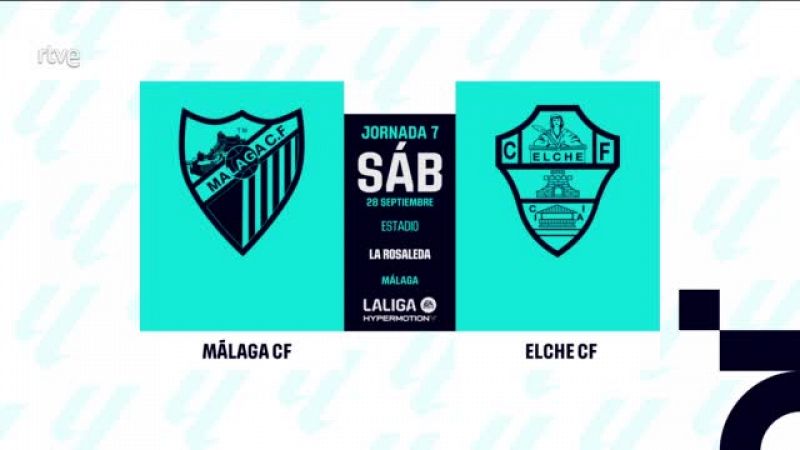 Mlaga - Elche: resumen del partido de la 7 jornada de Liga | Segunda