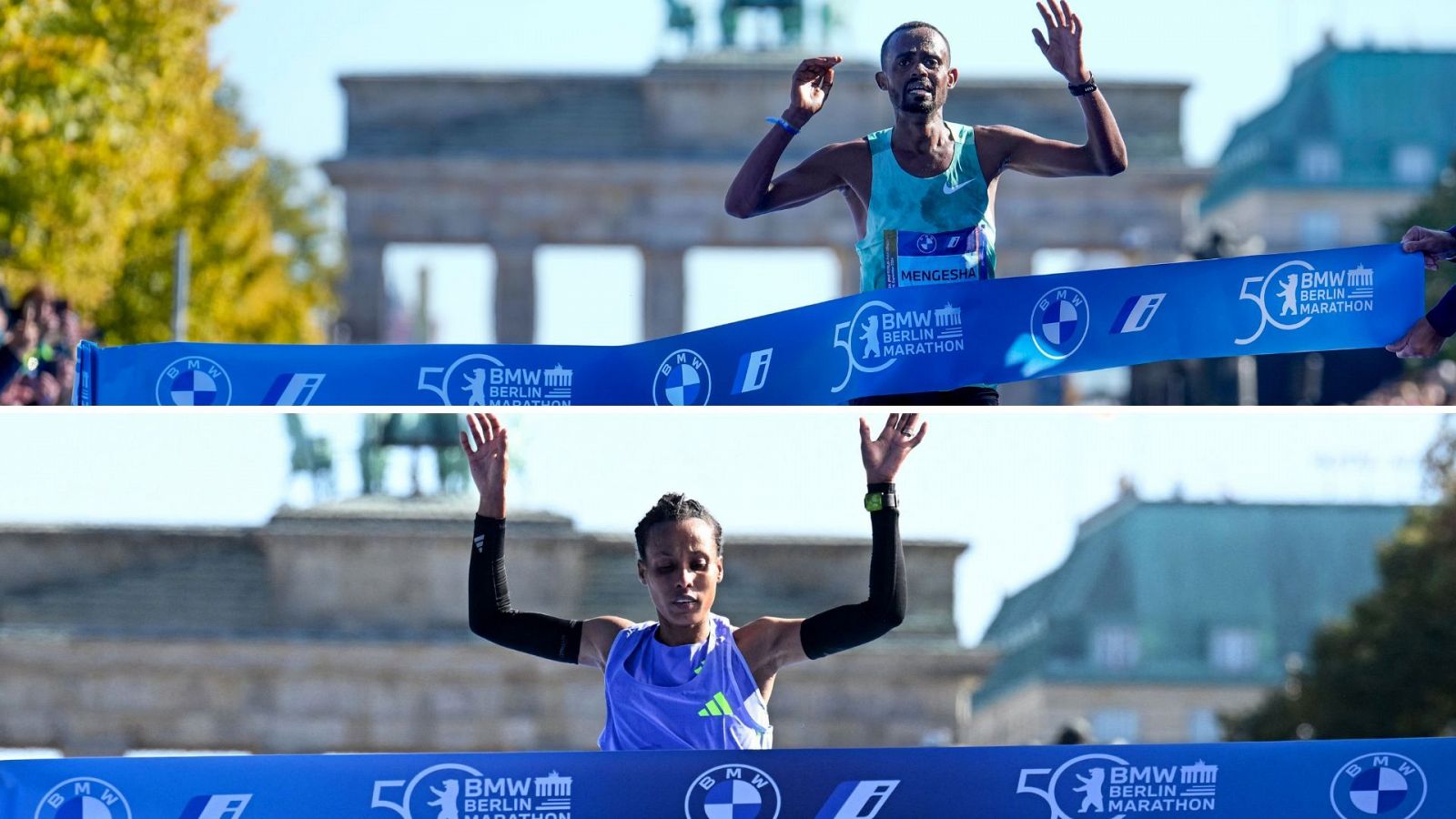 Maratón de Berlín 2024 | Mengesha y Ketema logran la victoria