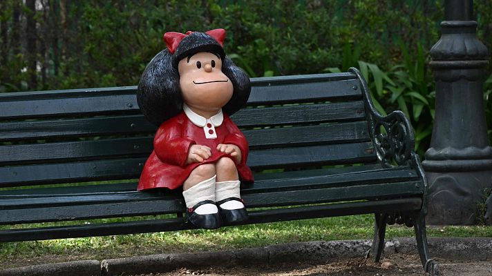 Mafalda cumple 60 años preocupada por la paz mundial