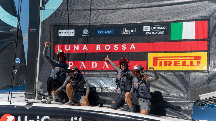 El Luna Rossa iguala la final de la Copa Louis Vuitton a ritmo récord