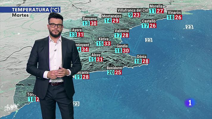L'informatiu - Comunitat Valenciana - El tiempo en la Comunitat Valenciana - 30/09/2024