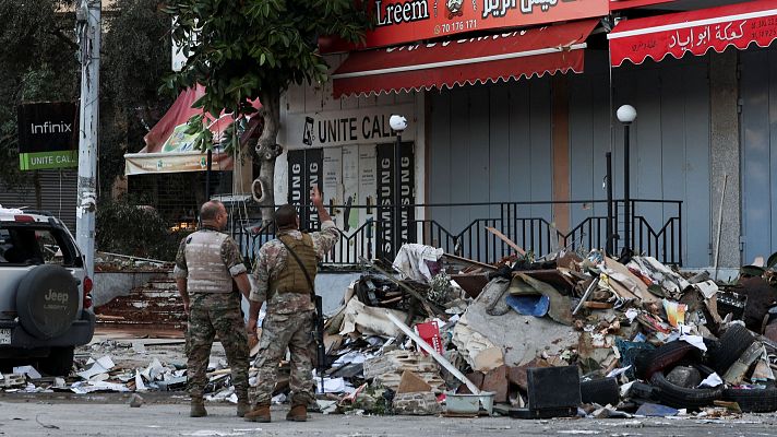 Telediario Internacional - Una semana de ataques israelíes contra el Líbano: los bombardeos han matado a 800 personas