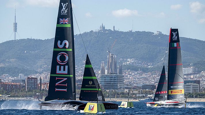 Luna Rossa vuelve a empatar con INEOS (4-4)