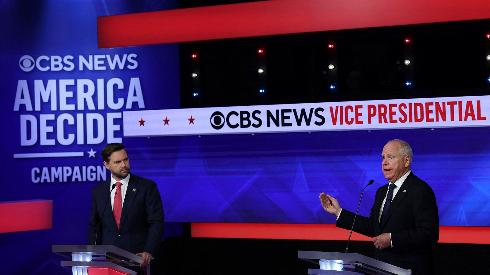 Debate Walz - Vance: el asalto al Capitolio altera una cita sosegada | Ver