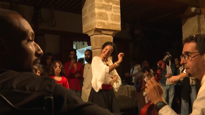 El flamenco resuena en un 'fondouk' marroquí