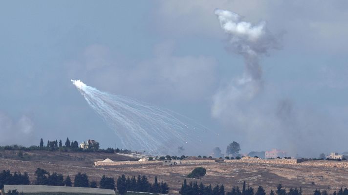 Telediario 1 - Defensa quiere evacuar en avión a unos 350 españoles del Líbano
