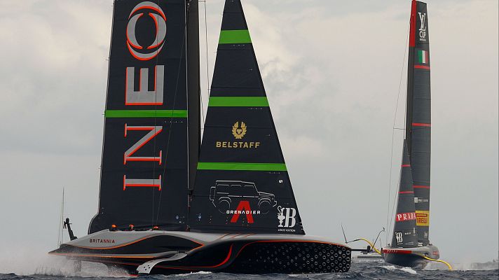 Otros deportes - Copa América: el INEOS Britannia toma la delantera en la Louis Vuitton; primer 'match ball'