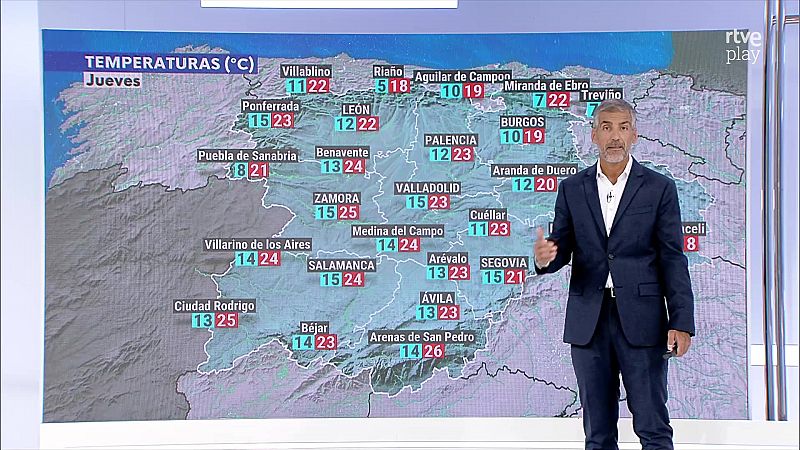 Probables precipitaciones fuertes y/o persistentes en Galicia y cantábrico occidental - ver ahora