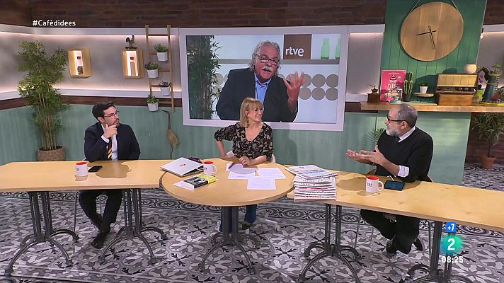 Cafè d'idees - Aina Vidal, Manuel Vilas i Tomás Alcoverro