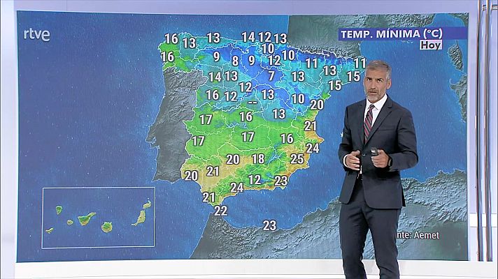 Probabilidad de precipitaciones fuertes y/o tormentas en el norte de Baleares y este de Cataluña