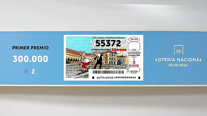 SELAE - Sorteo de la Lotería Nacional del 03/10/2024