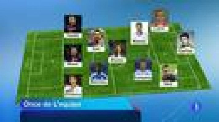 Telediario 1 - Barça y Madrid copan el once de L'Equipe
