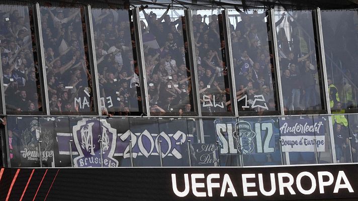 Telediario 1 - La Real Sociedad condena la actuación de los ultras del Anderlecht