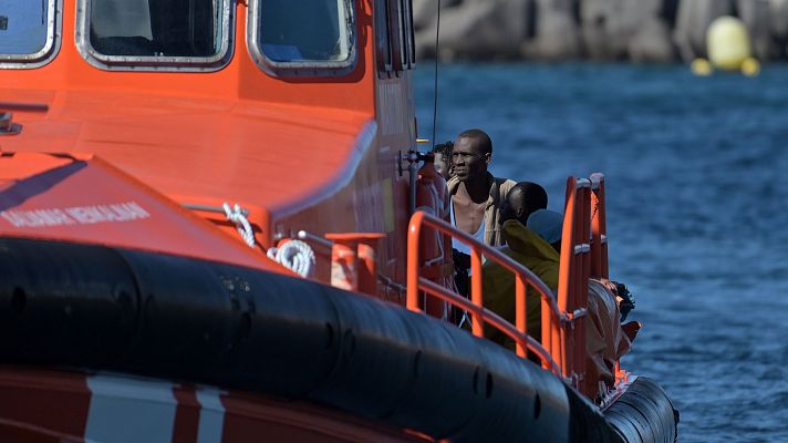 Telediario 2 - Se duplican las llegadas hasta octubre de 2024 en la ruta migratoria canaria