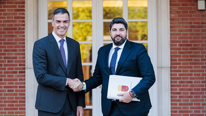 Telediario 2 - Page, Mazón y Miras denuncian la infrafinanciación de sus comunidades y piden una reforma multilateral del sistema