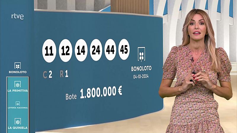 Sorteo de la Bonoloto y Euromillones del 04/10/2024 - ver ahora