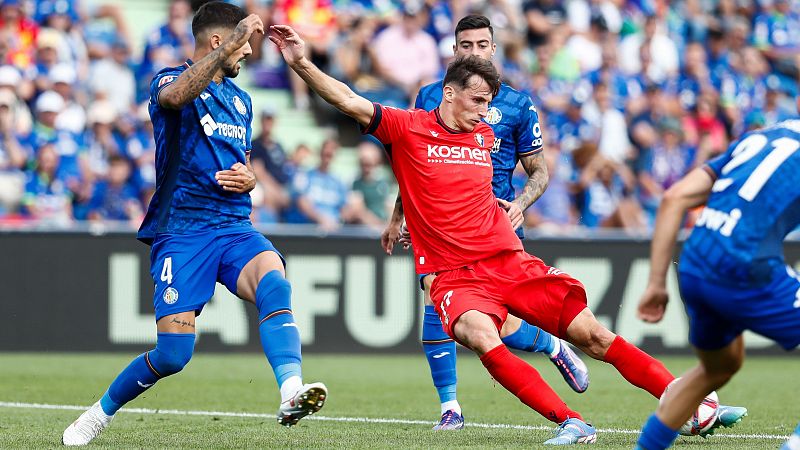 Getafe - Osasuna: resumen del partido de la 9 jornada de Liga | Primera