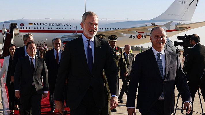  - Felipe VI pide en Jordania que el conflicto en Oriente Medio