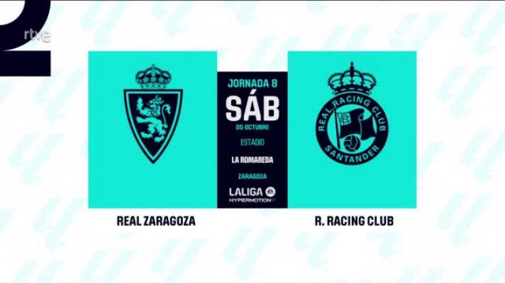 Zaragoza - Racing: resumen de la 8ª jornada de Liga | Segunda