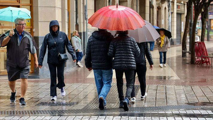 El tiempo - Un frente atlántico trae fuertes lluvia a Galicia y al noroeste peninsular