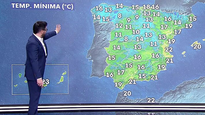 El tiempo - Precipitaciones fuertes y/o persistentes en el oeste y sur de Galicia, Sanabria y norte de Cáceres