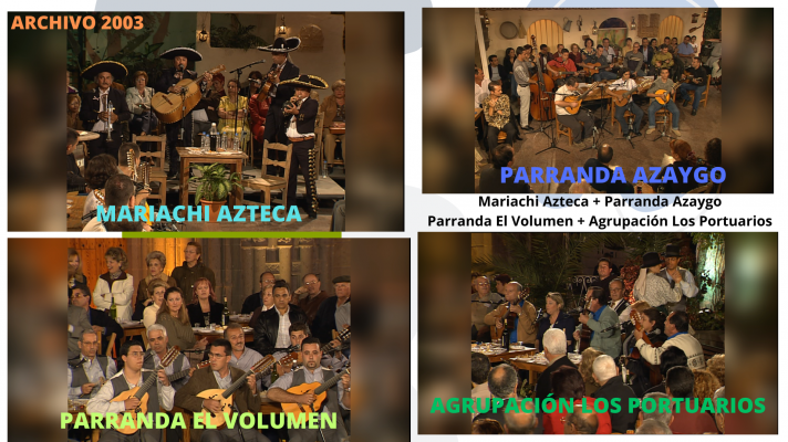 Tenderete - Tenderete - 06/10/2024 Archivo 2003: Parranda El Volumen, Los Portuarios, Mariachi Azteca y  Azaygo