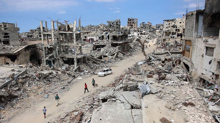 Telediario 1 - El 90% de los palestinos ha dejado sus viviendas desde el 7 de octubre