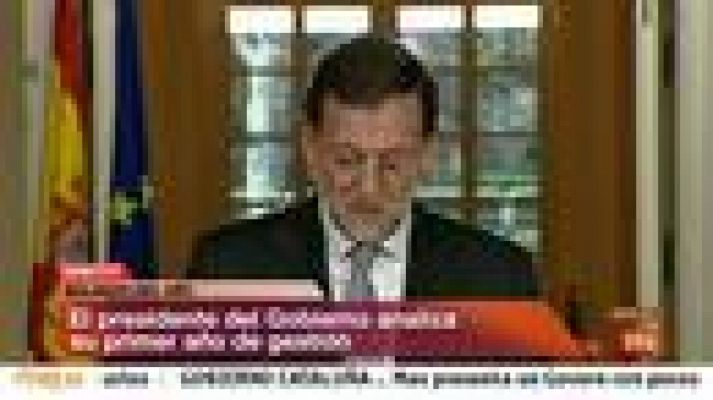 Informativo 24h - Rajoy analiza su primer año de gestión