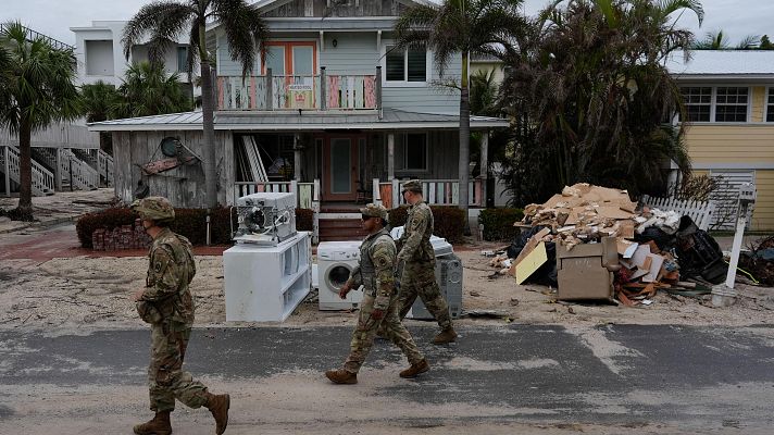 El huracán Milton se intensifica antes de impactar en la costa de Florida