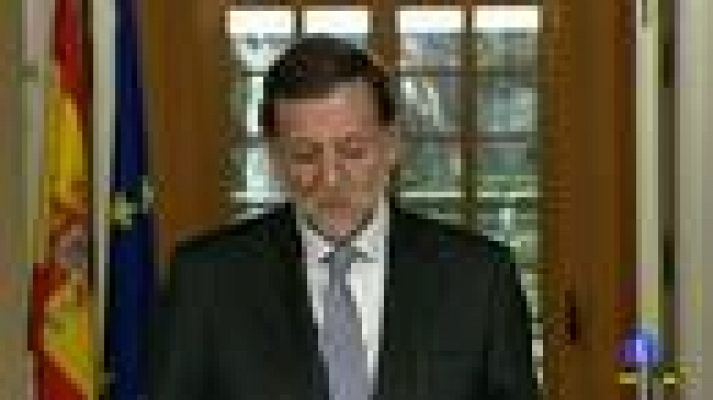 Telediario 1 - Rajoy hace balance del 2012