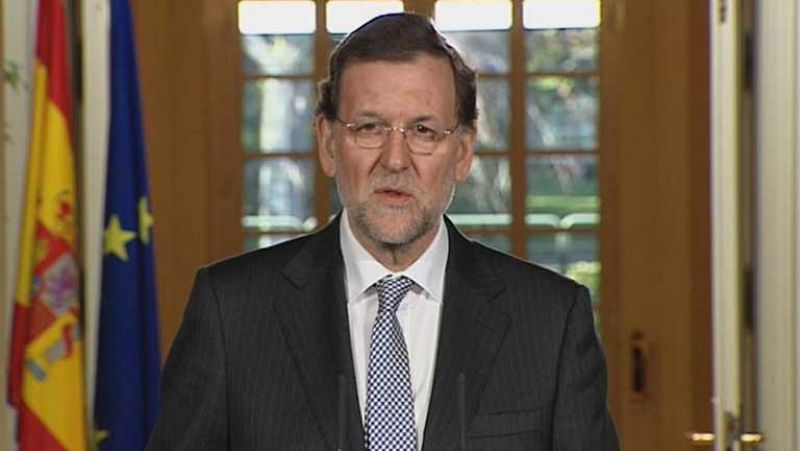 Rajoy dedica buena parte de su intervención a la situación política en Cataluña