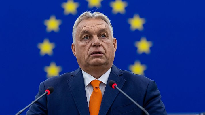 Telediario 1 - La intervención de Orbán en el Parlamento Europeo desata las críticas de la oposición e instituciones europeas